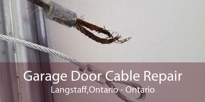 Garage Door Cable Repair Langstaff,Ontario - Ontario