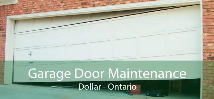 Garage Door Maintenance Dollar - Ontario