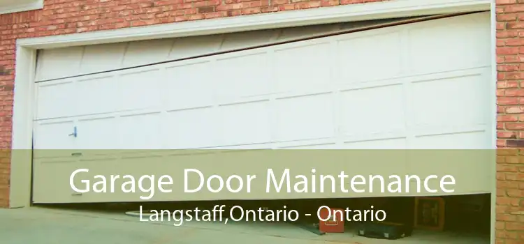 Garage Door Maintenance Langstaff,Ontario - Ontario