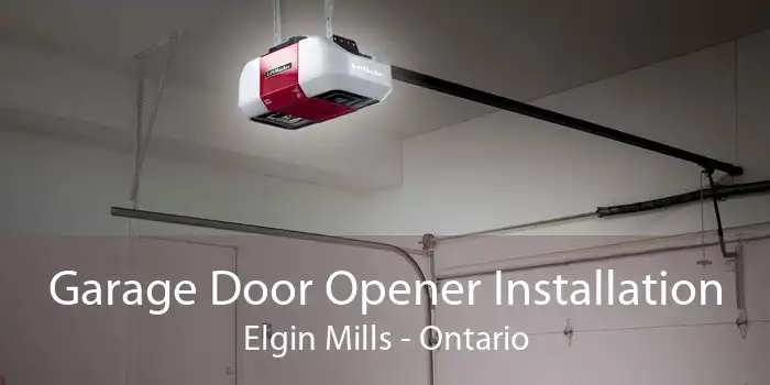 Garage Door Opener Installation Elgin Mills - Ontario