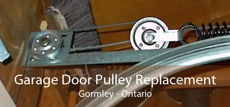 Garage Door Pulley Replacement Gormley - Ontario