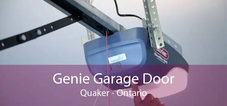 Genie Garage Door Quaker - Ontario
