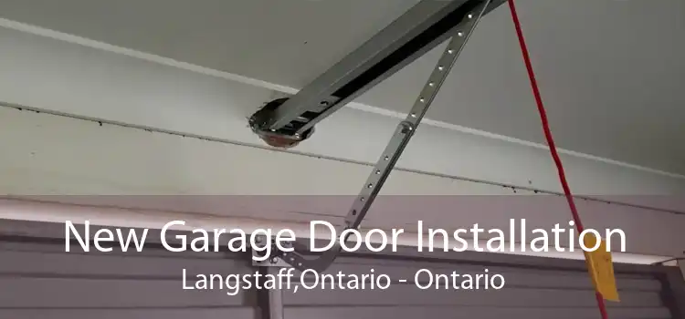 New Garage Door Installation Langstaff,Ontario - Ontario