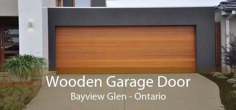 Wooden Garage Door Bayview Glen - Ontario