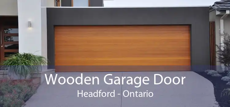 Wooden Garage Door Headford - Ontario