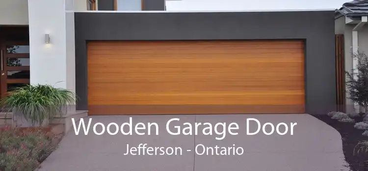 Wooden Garage Door Jefferson - Ontario