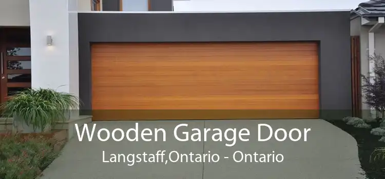Wooden Garage Door Langstaff,Ontario - Ontario