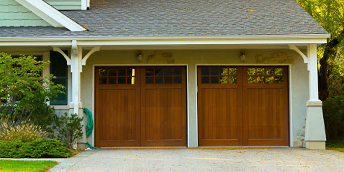 double garage doors aluminum in Quaker