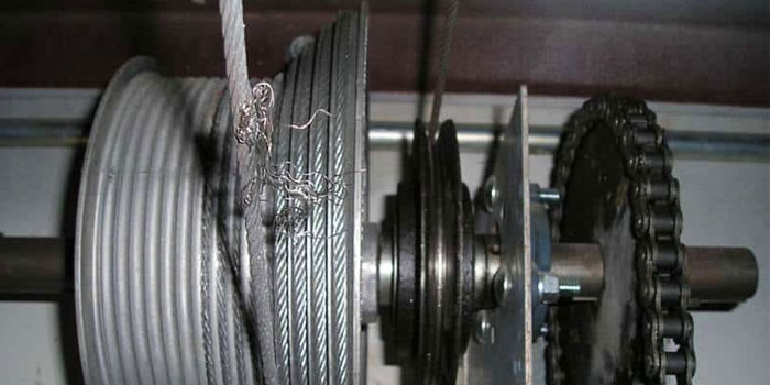 overhead garage door cable repair in Jefferson