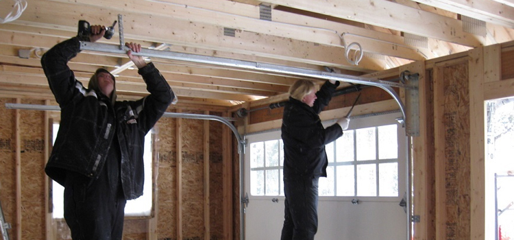 overhead garage door installation in Wilcox Lake